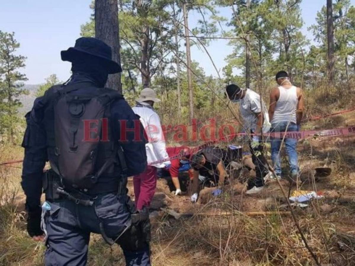 Revelan primeros indicios sobre osamenta descubierta en La Libertad, Comayagua