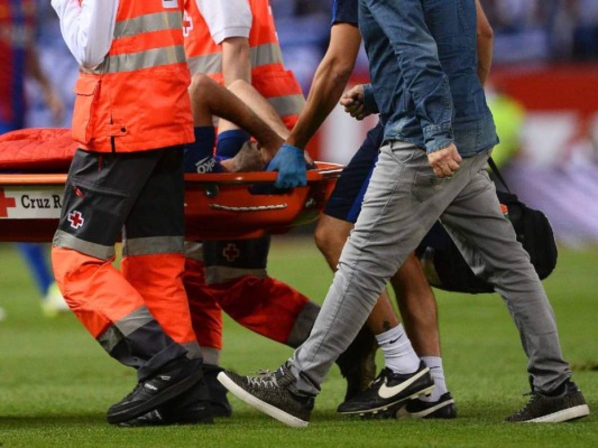 Seis semanas de baja para Javer Mascherano por una lesión de rodilla