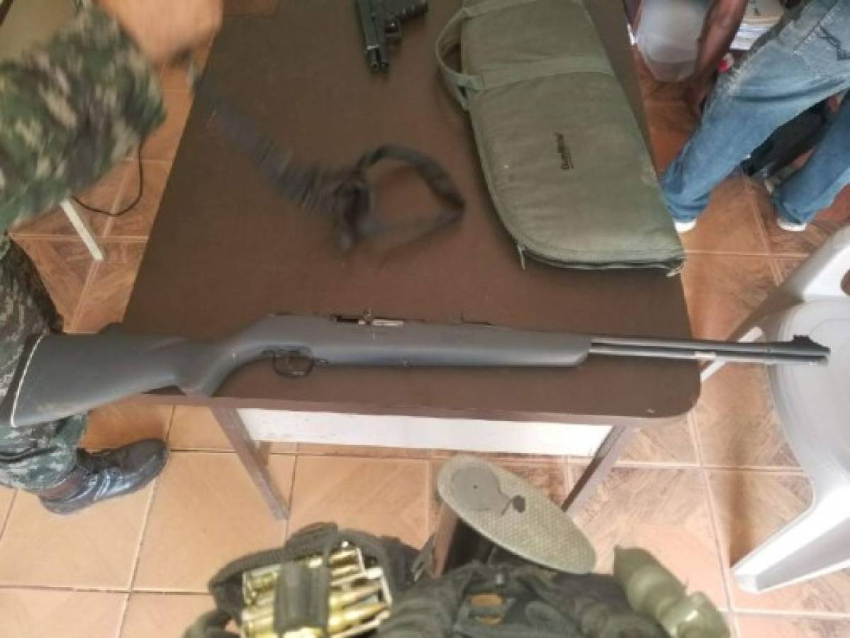 Buscaban a sospechoso de herir a un militar y encontraron a su padre con medio millón de lempiras