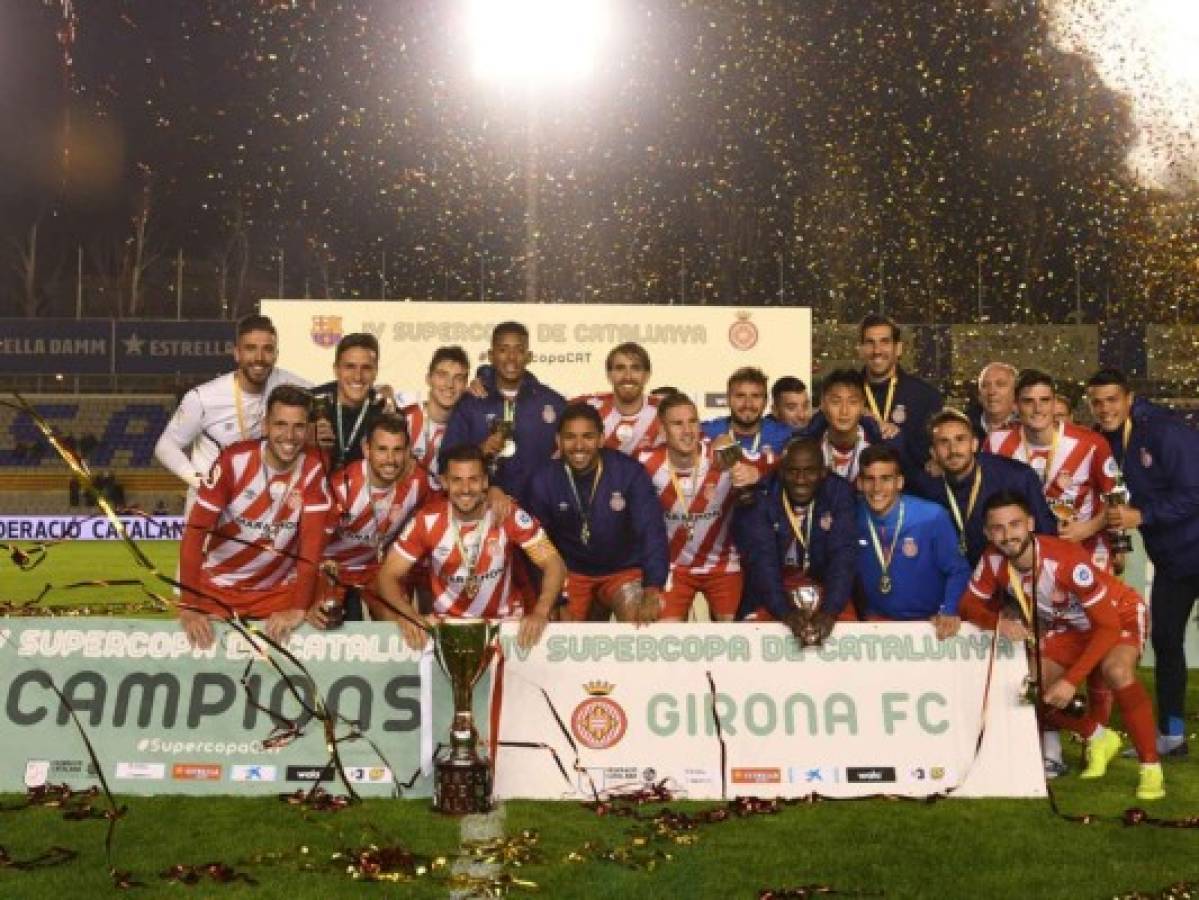 Choco Lozano celebra el campeonato de la Supercopa de Catalunya