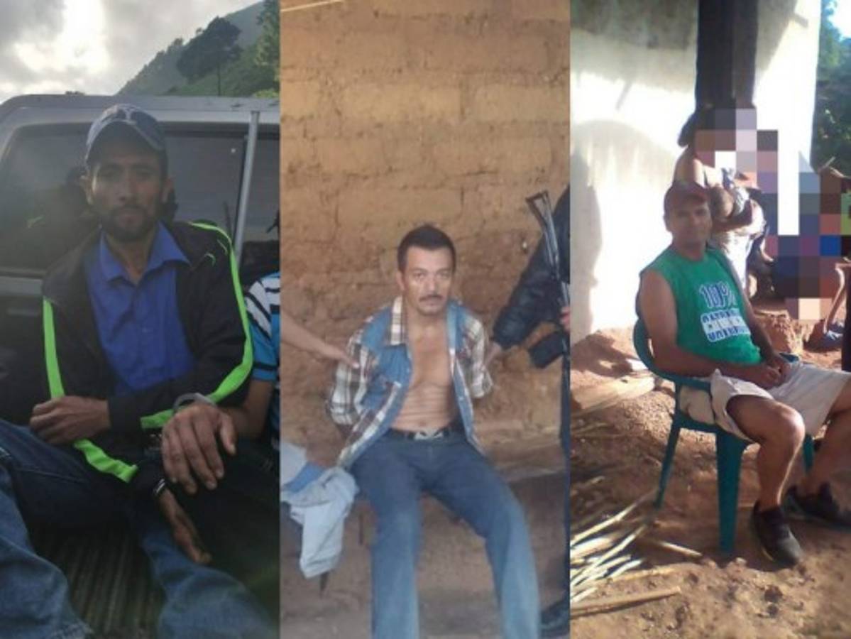 Los detenidos son los hermanos Óscar Alejandro Castro, Jorge Orlando Castro, Antonio José Castro y sus primos Denys Omar Cuello y Alfredo René Ilías. (Foto: Ministerio Público)