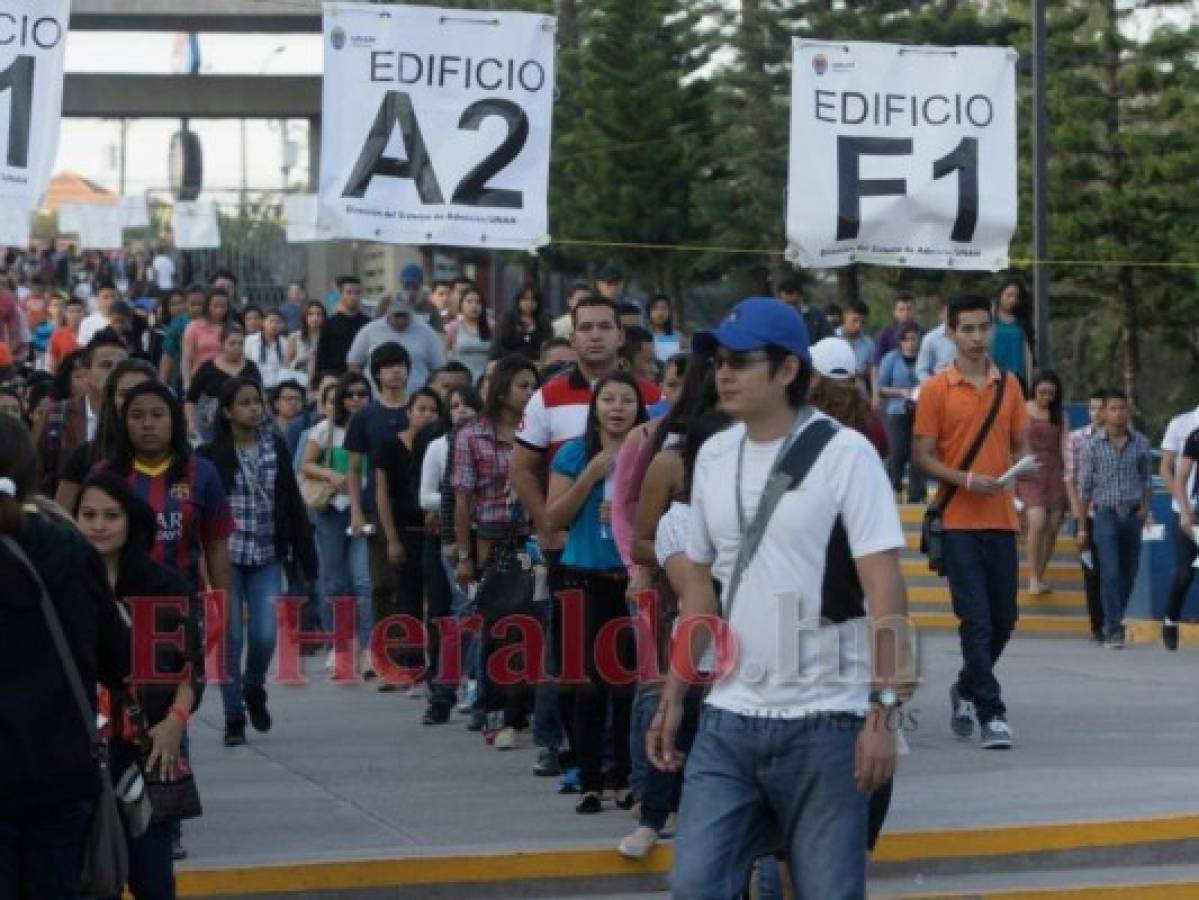 El martes 27 de octubre inicia la aplicación de la Prueba de Aptitud Académica en la UNAH