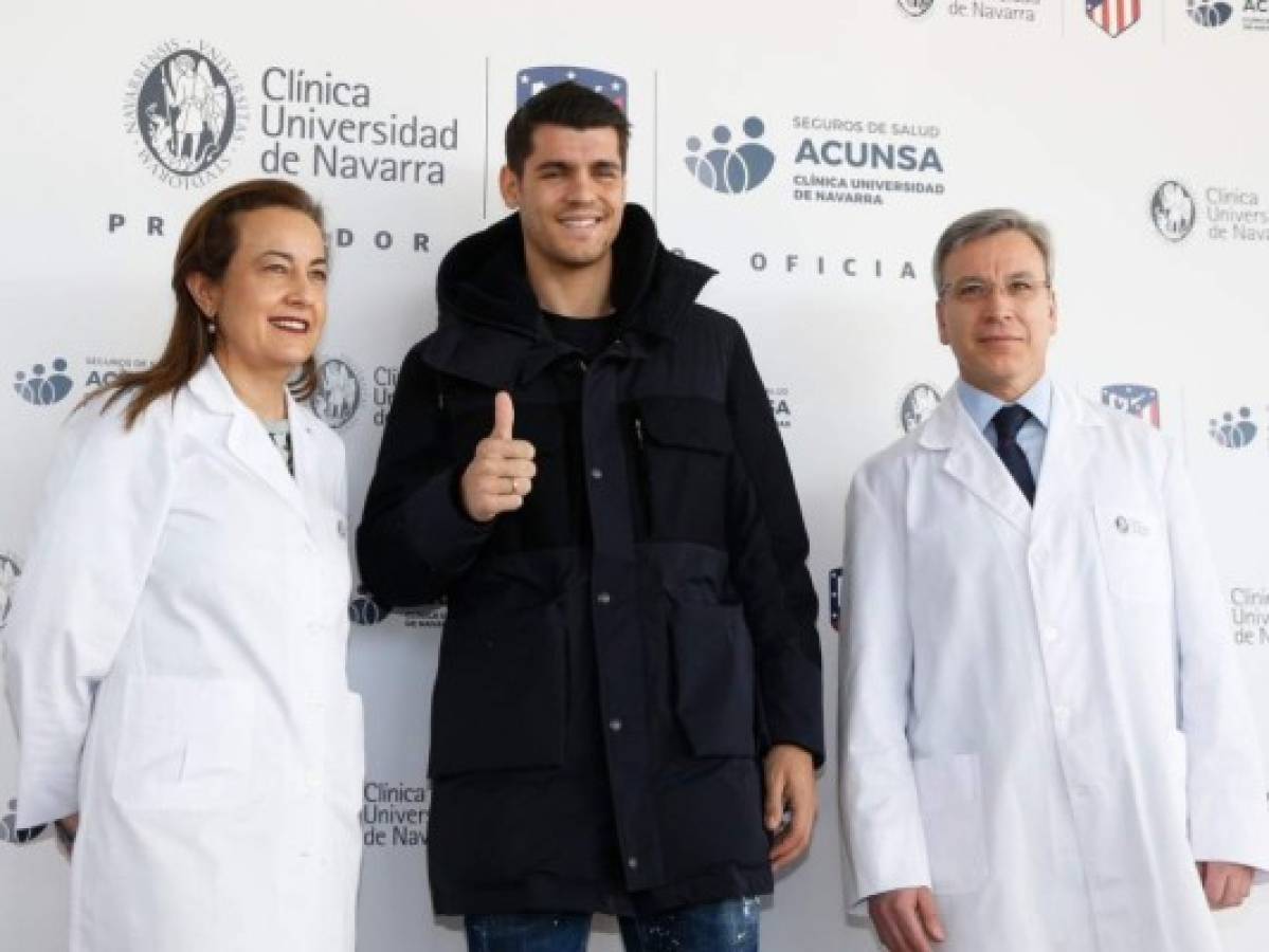 Alvaro Morata jugará en el Atlético de Madrid tras superar el reconocimiento médico