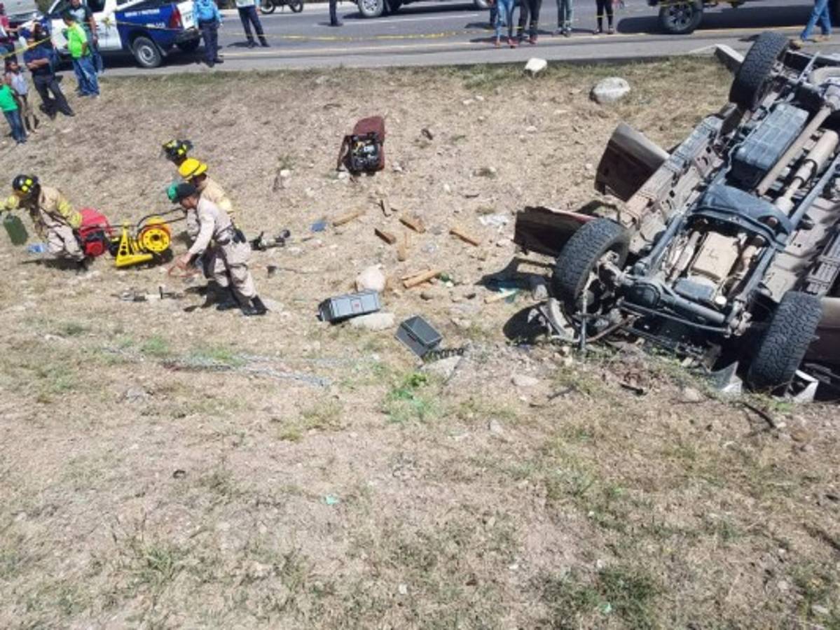 Reconocido cirujano sufrió aparatoso accidente en la carretera CA-5