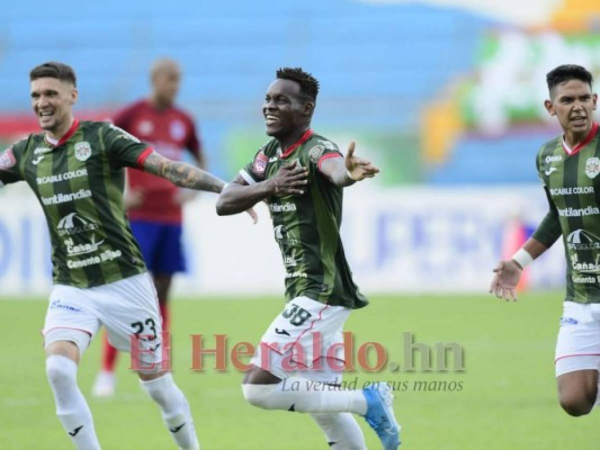 Con triplete de Brayan Castillo, Marathón vence a Olimpia en el Olímpico