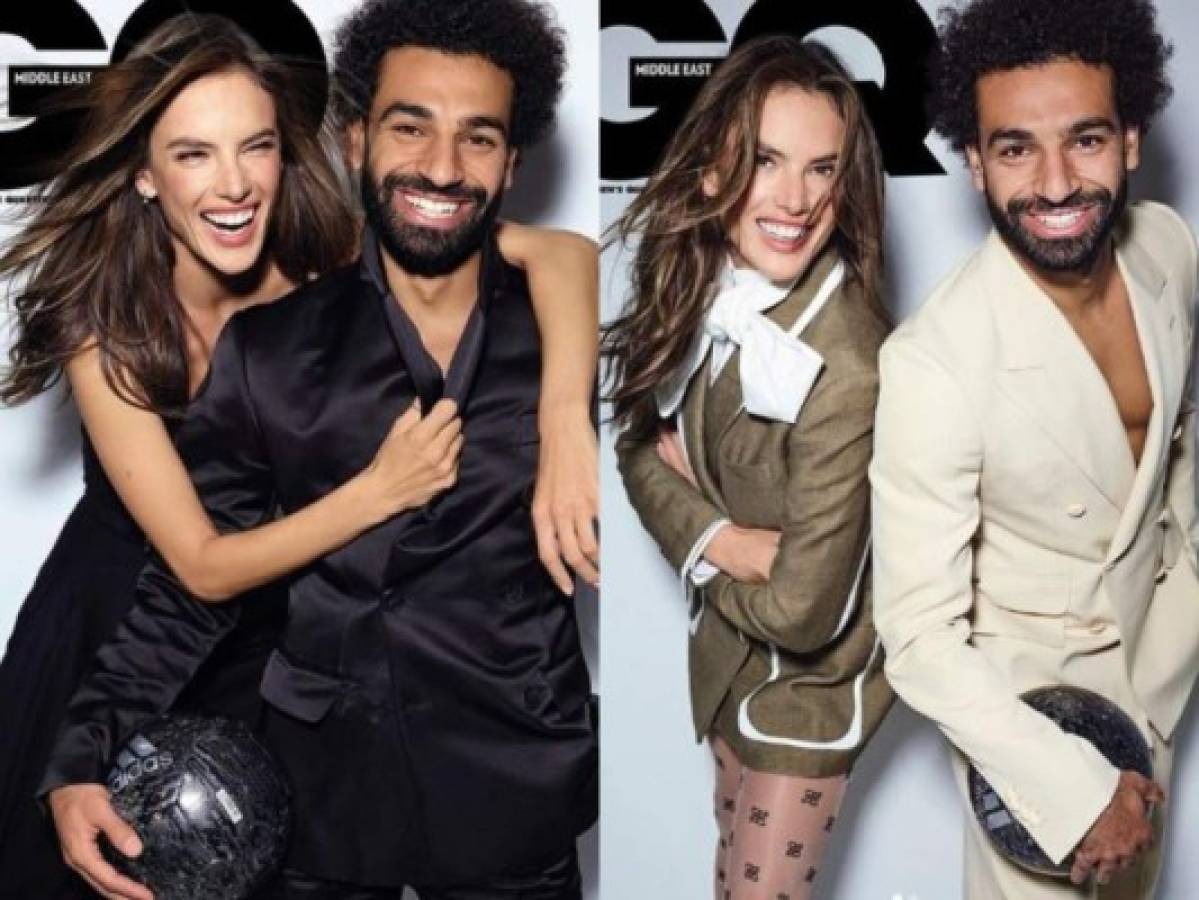 Mohamed Salah posa con Alessandra Ambrosio y causa polémica en Egipto