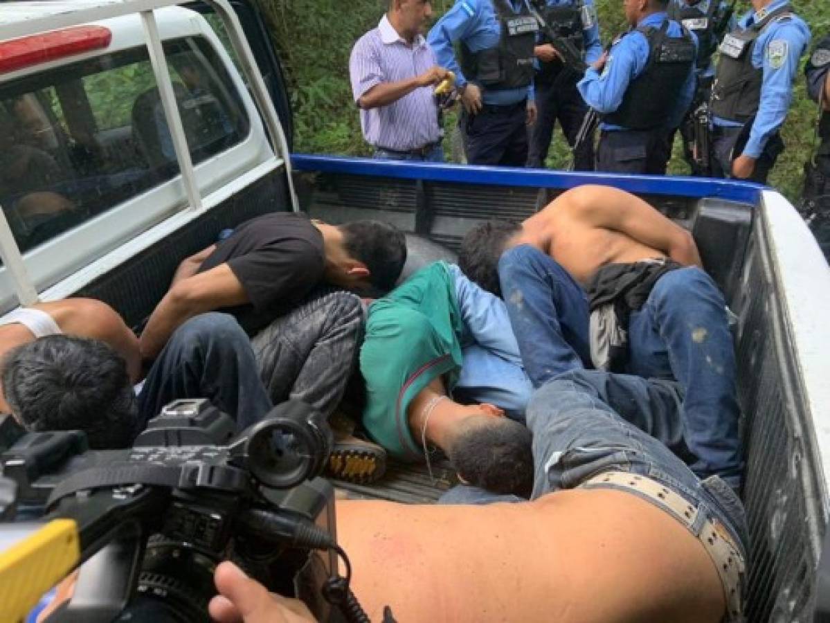 Capturan a supuestos pandilleros que tenían narcolaboratorio en San Pedro Sula  