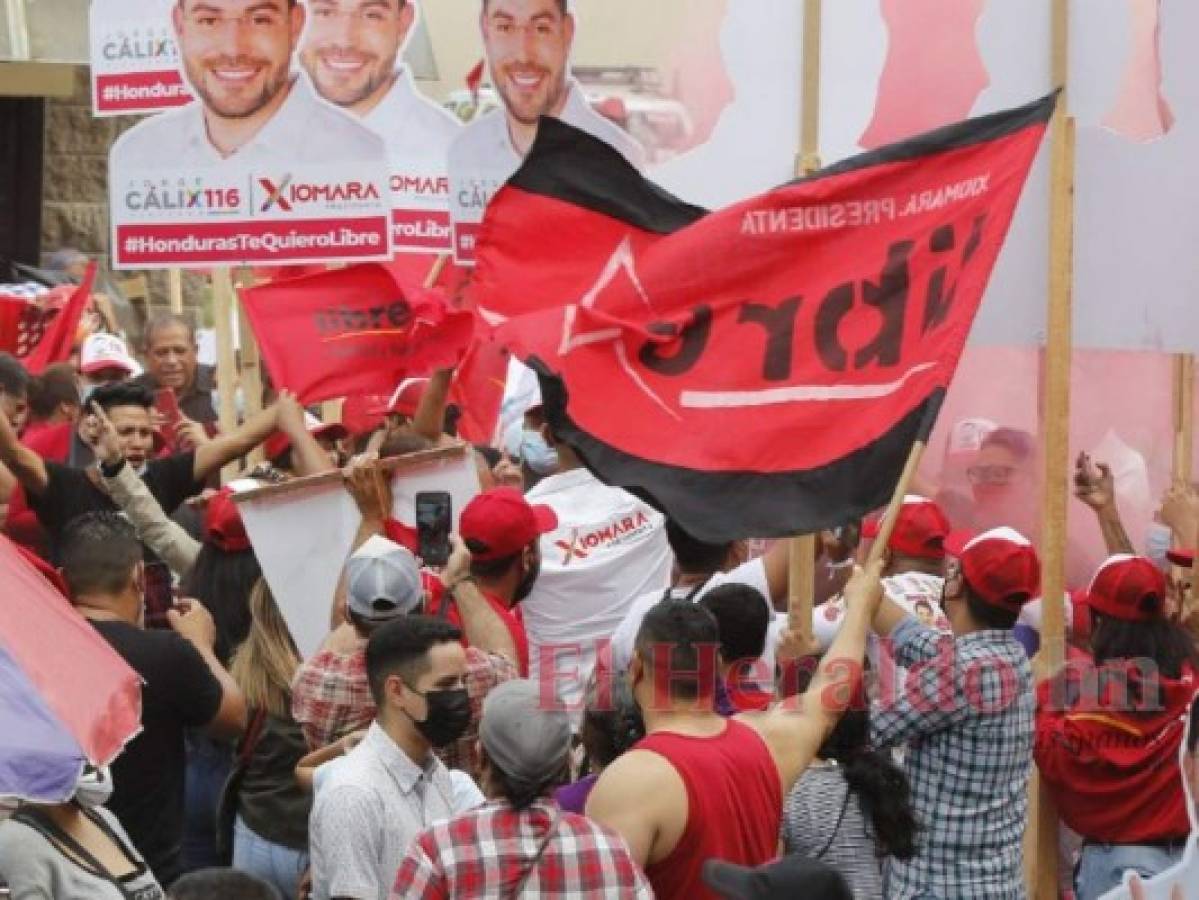 Junto a Nasralla, Doris Gutiérrez y Milton Benítez, candidata de Libre hace cierre de campaña en Tegucigalpa