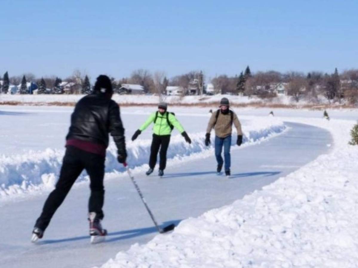 Las pistas de hielo naturales más largas del mundo están en Canadá