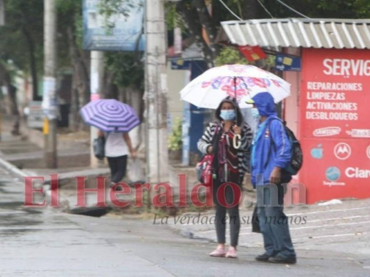 Continúan las lluvias este lunes en Honduras por cuña de alta presión