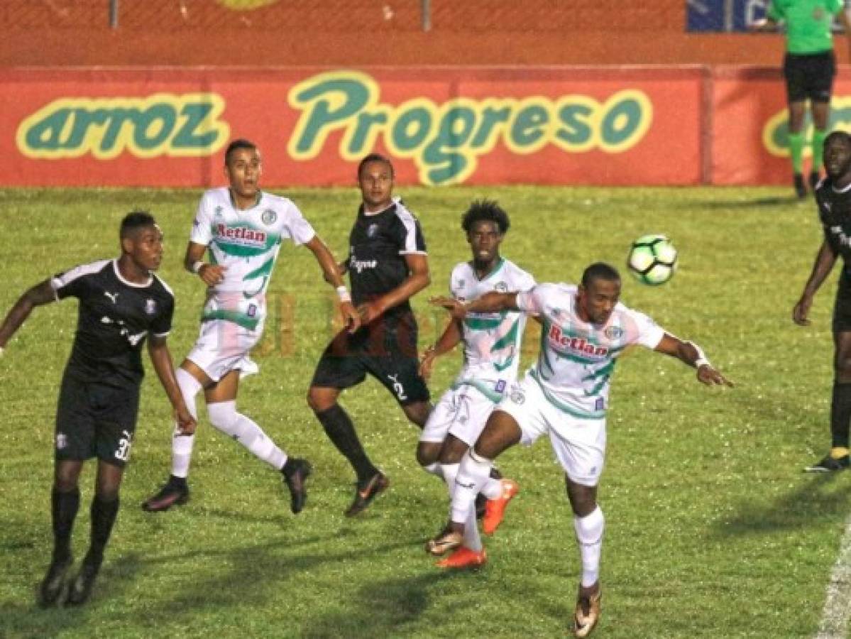 Honduras de El Progreso venció 1-0 a Juticalpa en un pésimo partido en El Progreso