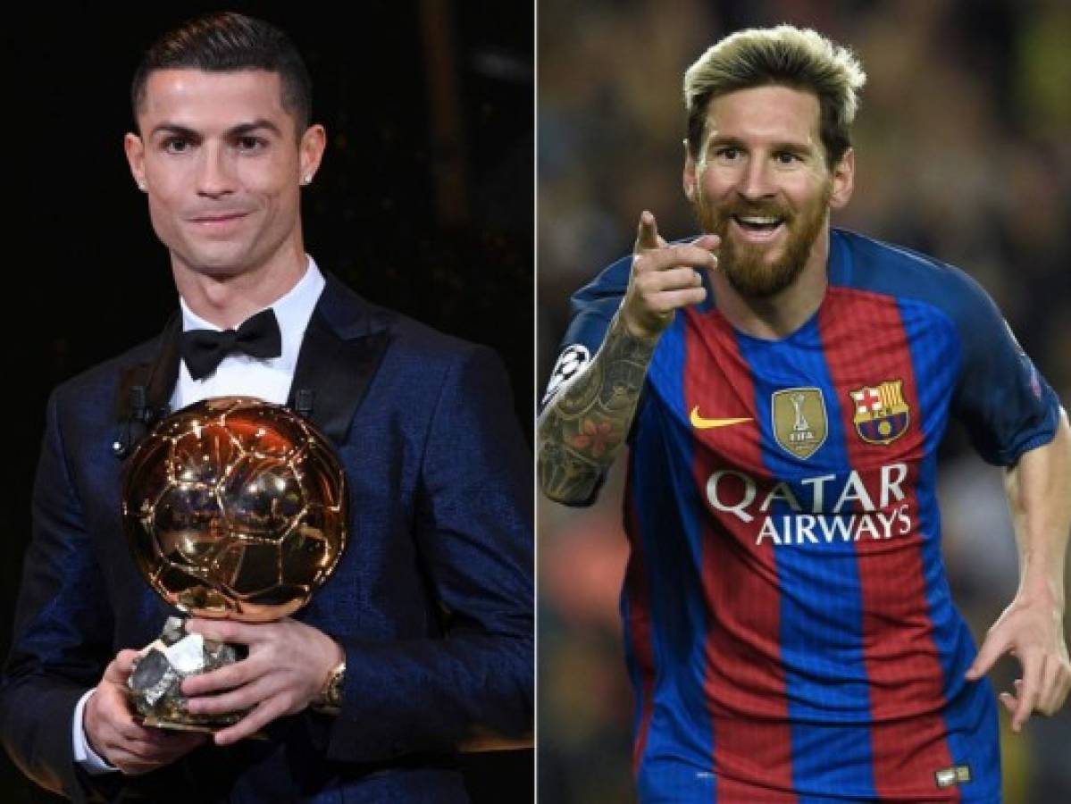 Cristiano Ronaldo se acuerda de Leo Messi al recibir su quinto Balón de Oro