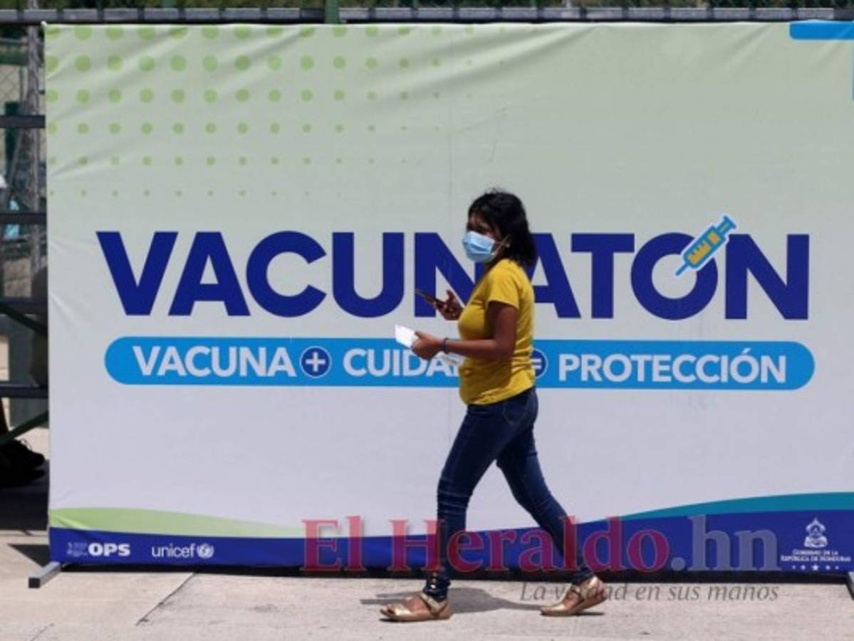 121,209 hondureños se aplicaron la dosis anticovid en el 'Vacunatón'