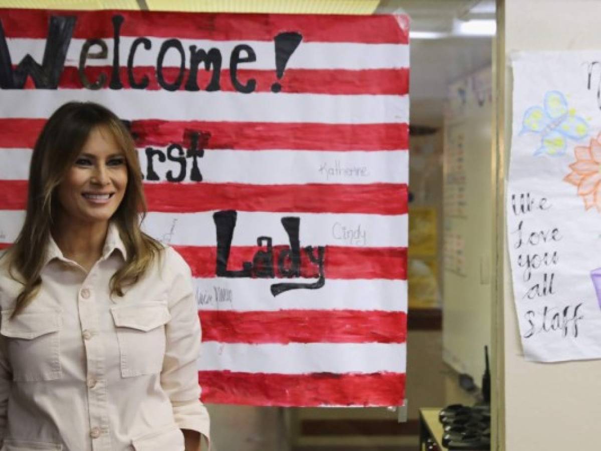 Melania Trump volverá a visitar un centro para niños migrantes en Estados Unidos