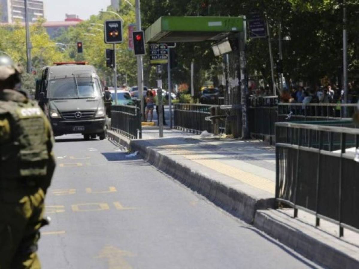 Explosión en parada de bus en Chile deja cuatro heridos 