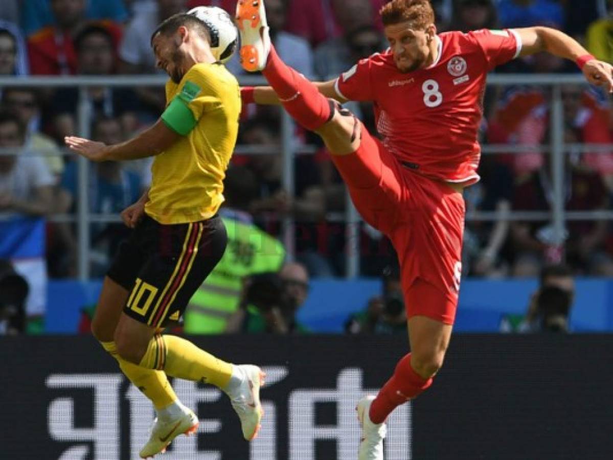 Bélgica clasifica a octavos de final tras vencer 5-2 a Túnez en el Mundial Rusia 2018