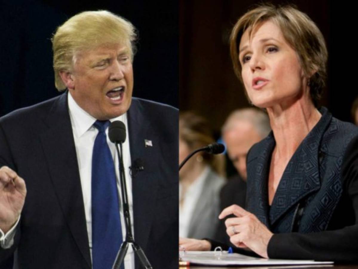 Trump despide a secretaria de Justicia, Sally Yates, tras decir que no defenderá veto a refugiados