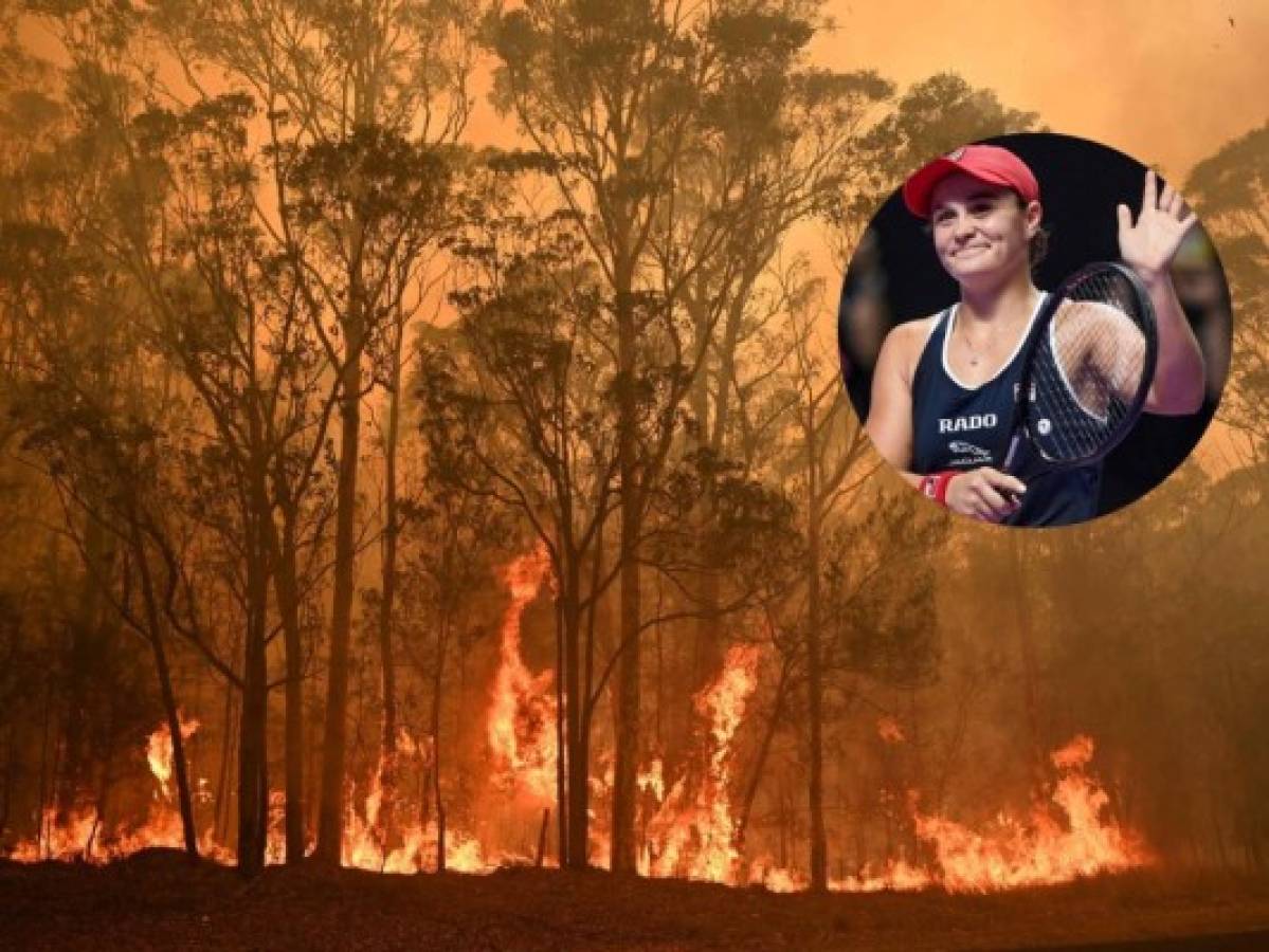 La tenista australiana Ashleigh Barty donará sus premios a víctimas de incendios