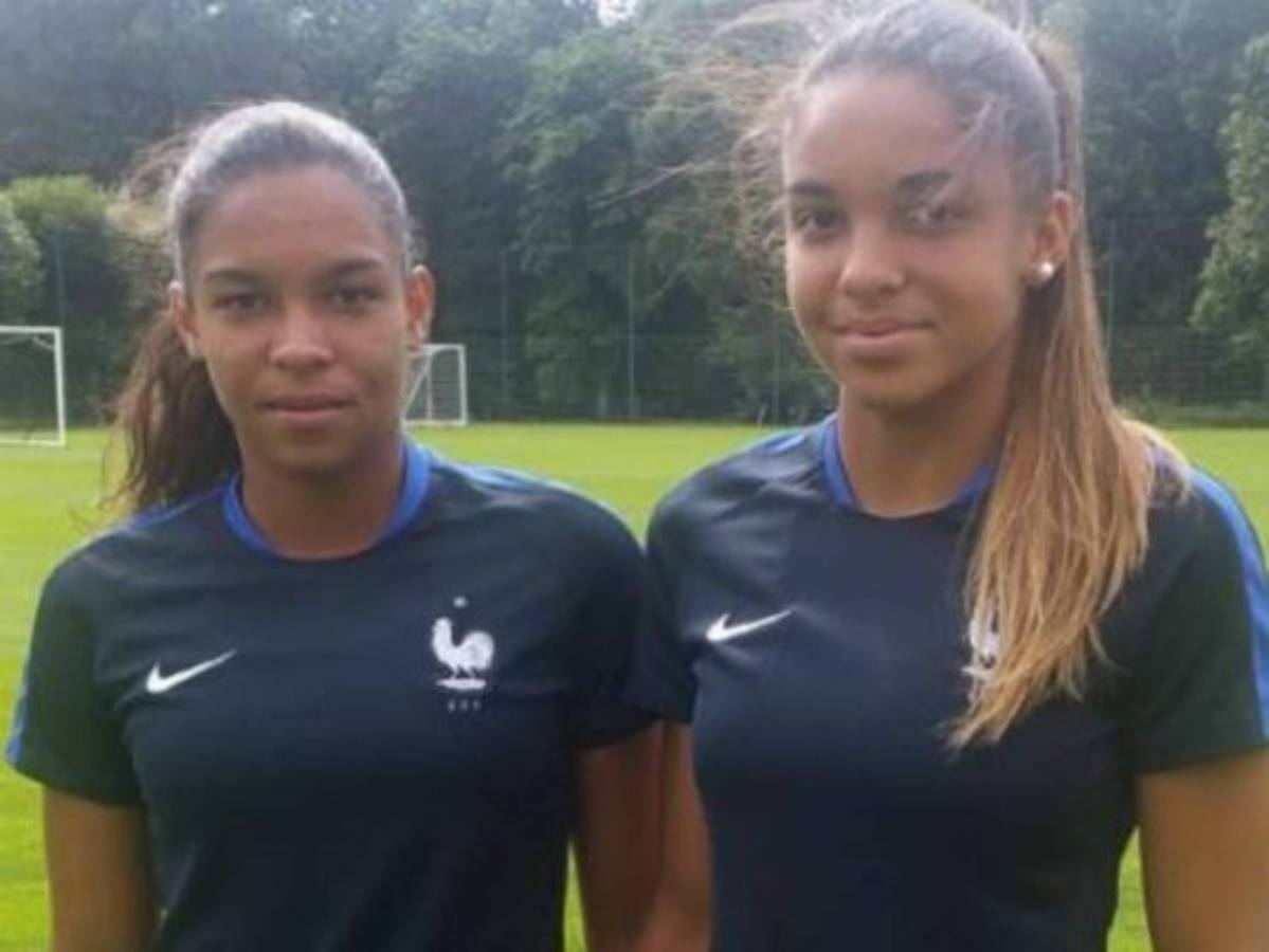 Delphine y Estelle Cascarino, las hermana francesas en el mundial.