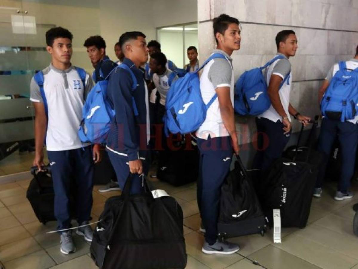 Selección Sub-17 de Honduras regresó al país tras participar en Mundial en India