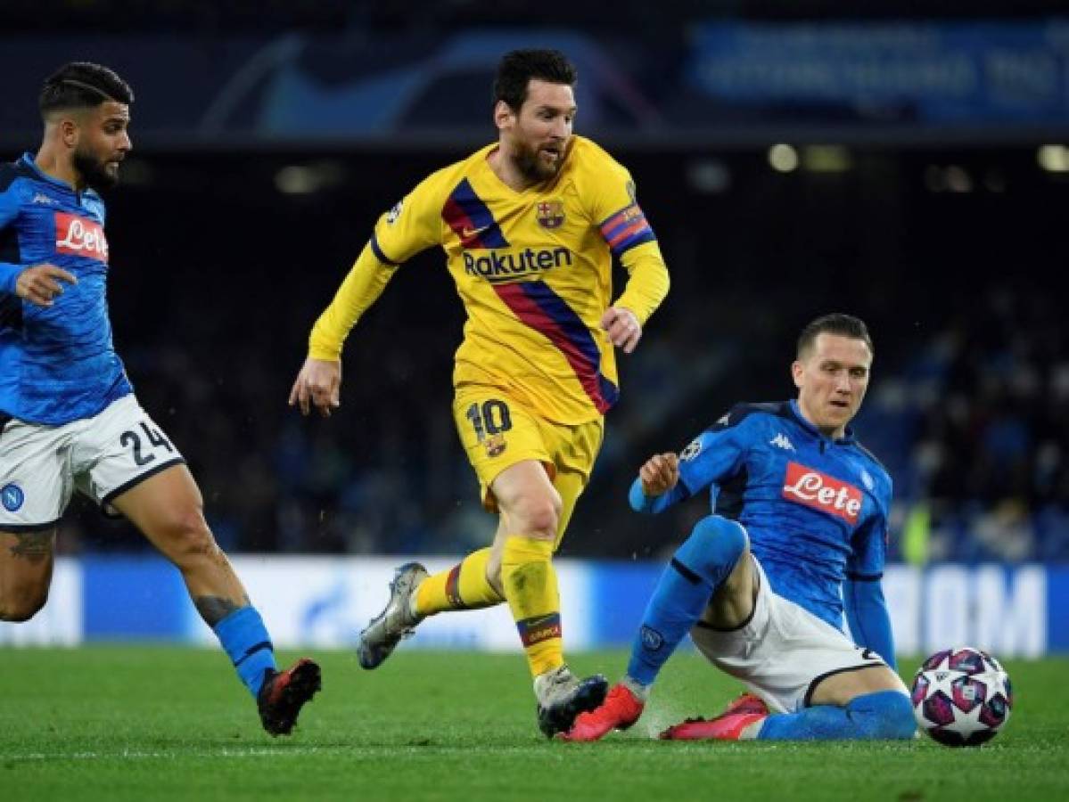 Napoli empata 1-1 ante Barcelona en la Champions League