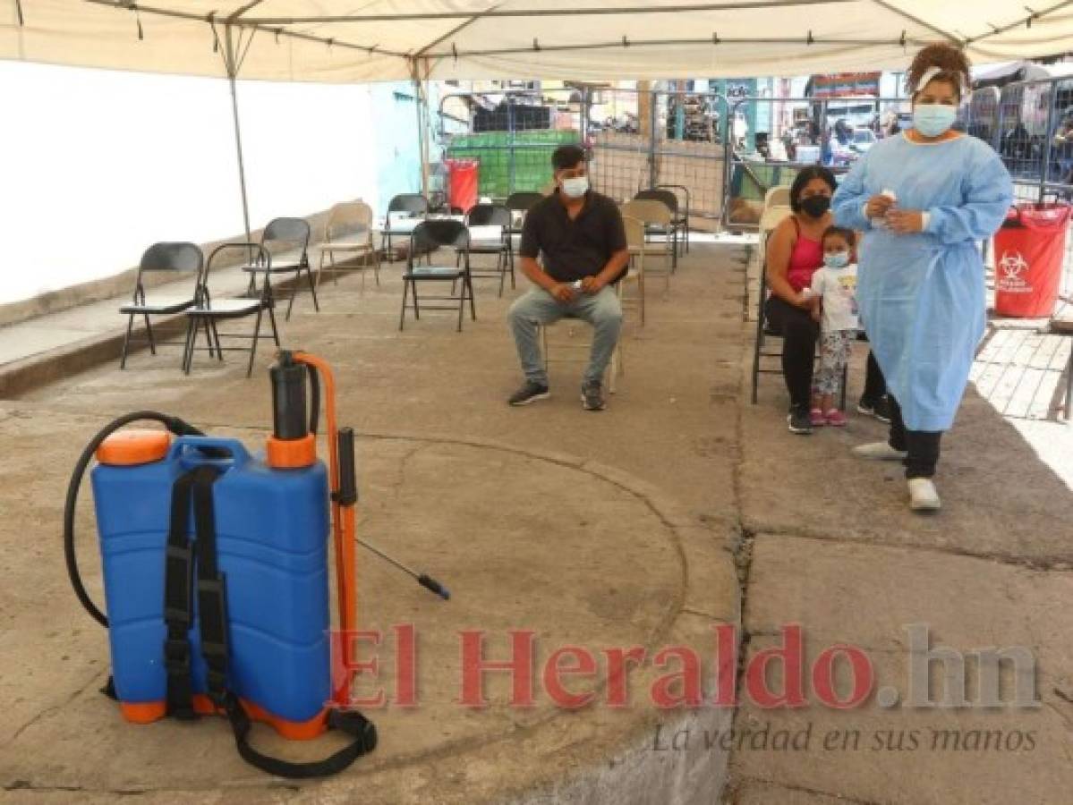 En el centro de triaje de la Mayangle también se hace notar la baja cantidad de personas en busca de una consulta. Foto: El Heraldo