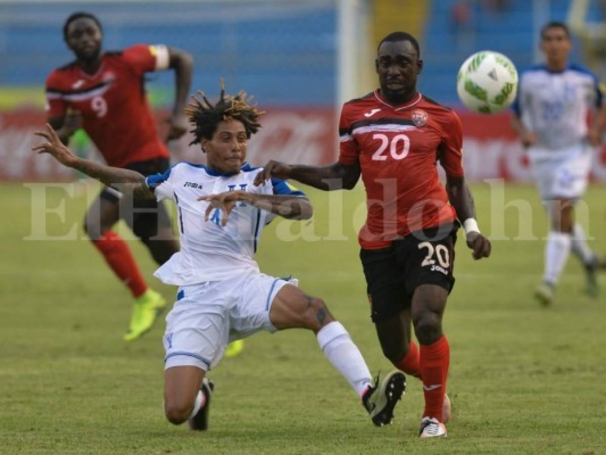 Selección de Honduras corrige la ruta rumbo a Rusia 2018 al vencer 3-1 a Trinidad y Tobago