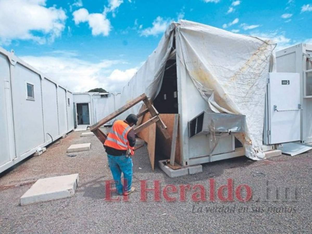 Solicitan L 2 millones más para el hospital móvil de Juticalpa, Olancho