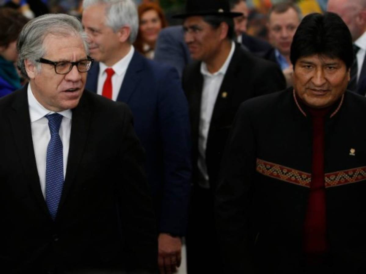 Luis Almagro da espaldarazo a Evo Morales sobre reelección en Bolivia