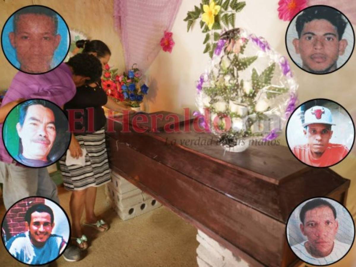 Honduras: En medio del llanto le dicen adiós a los seis hijos de la aldea El Terrero
