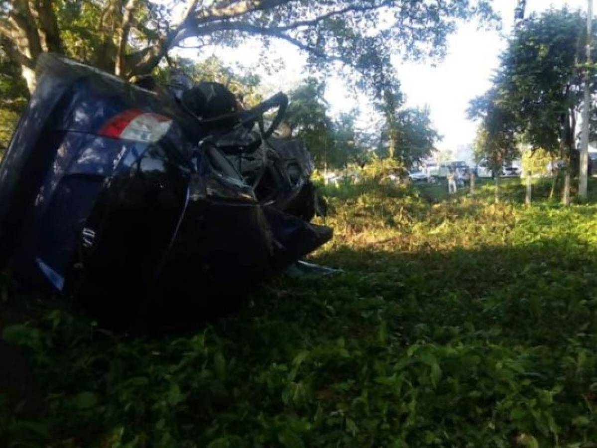 Joven muere en aparatoso accidente en San Pedro Sula  