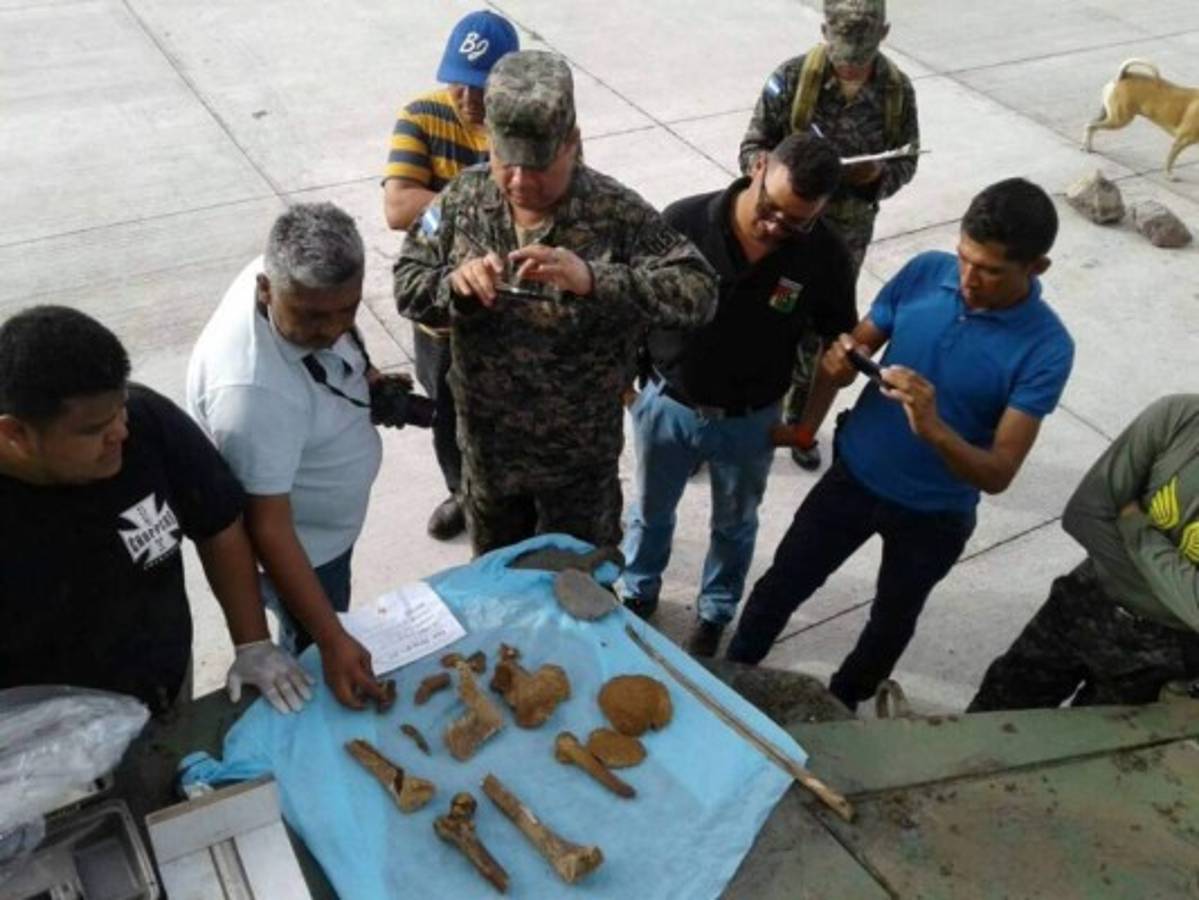 Descubren antigua osamenta en cuevas de Olancho