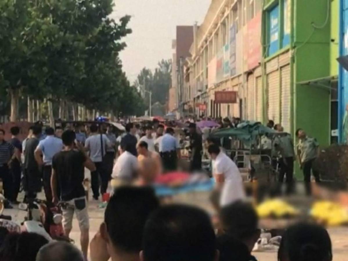 Terrible explosión cerca de una escuela en China provoca al menos ocho muertos y 65 heridos