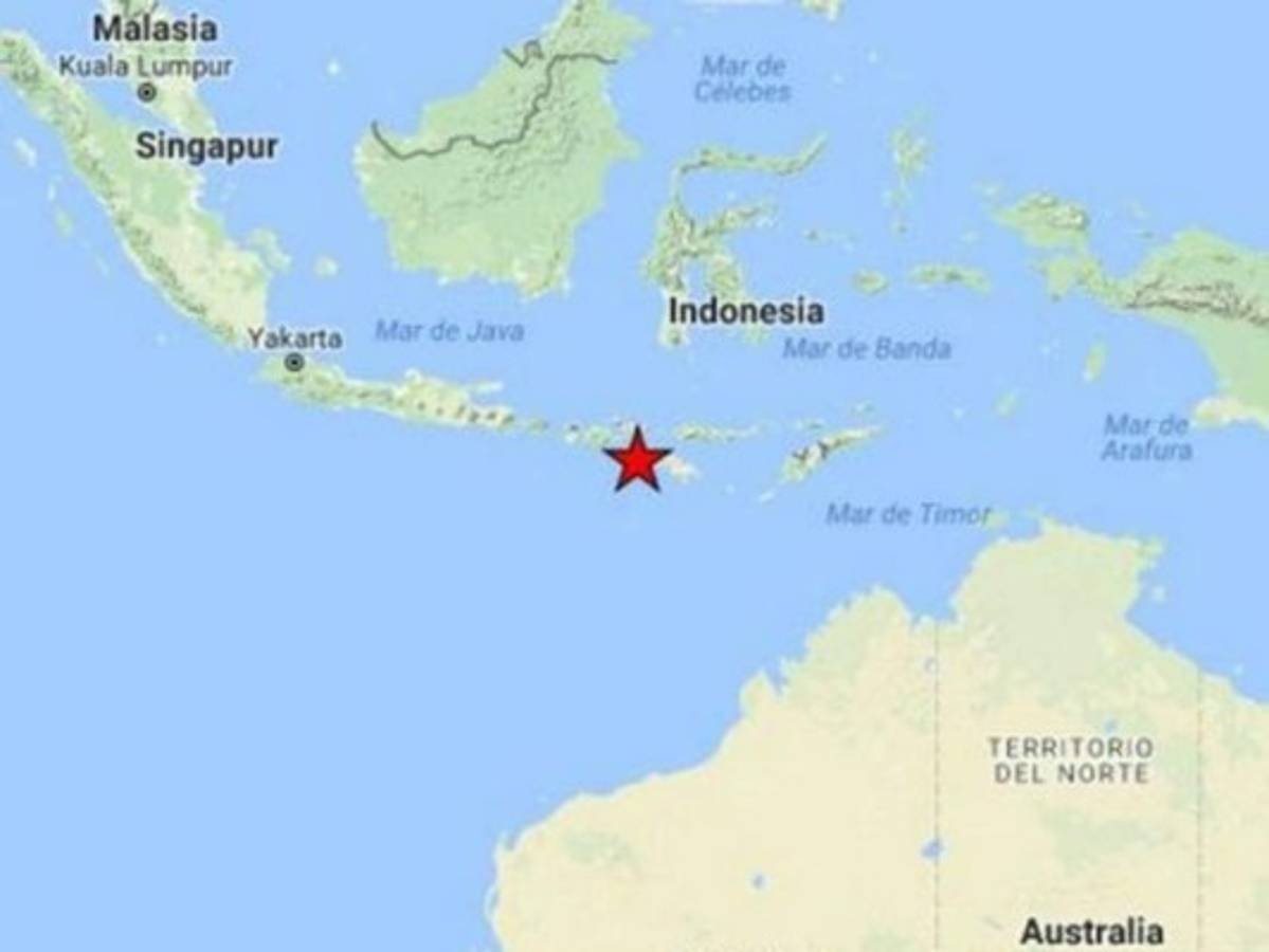 Sismo de magnitud 6.2 sacude el este de Indonesia
