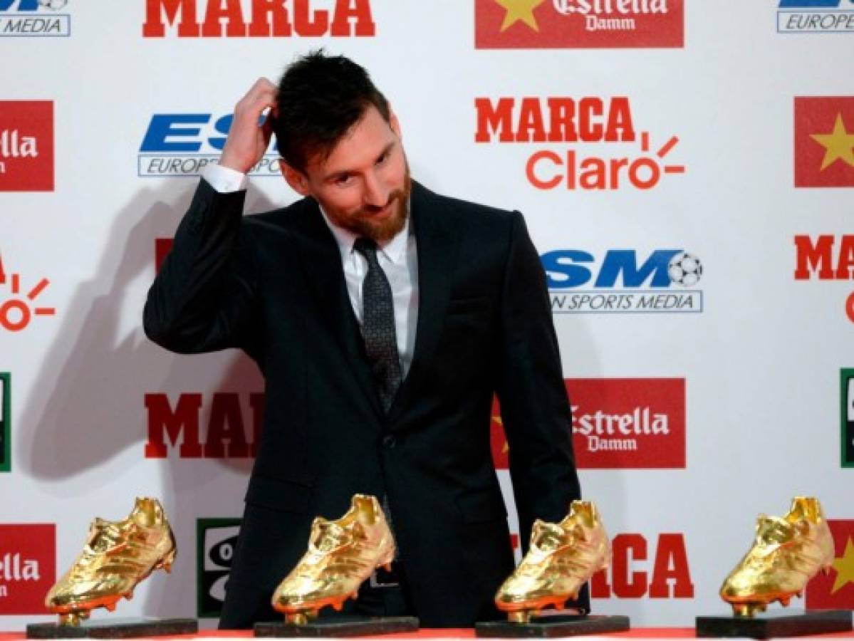 Leo Messi recibe su cuarta Bota de Oro y cree que ha seguido creciendo