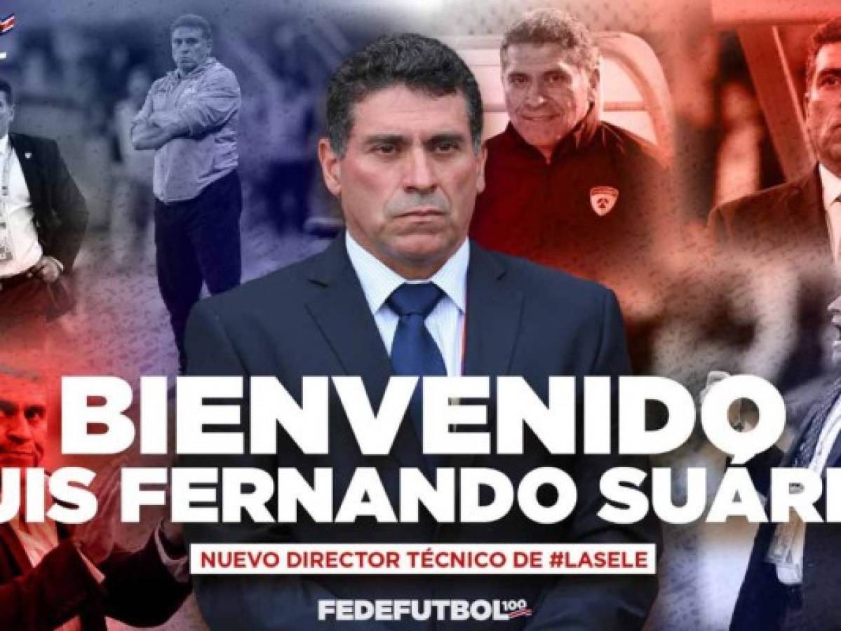 Colombiano Luis Fernando Suárez elegido nuevo técnico de la selección de Costa Rica