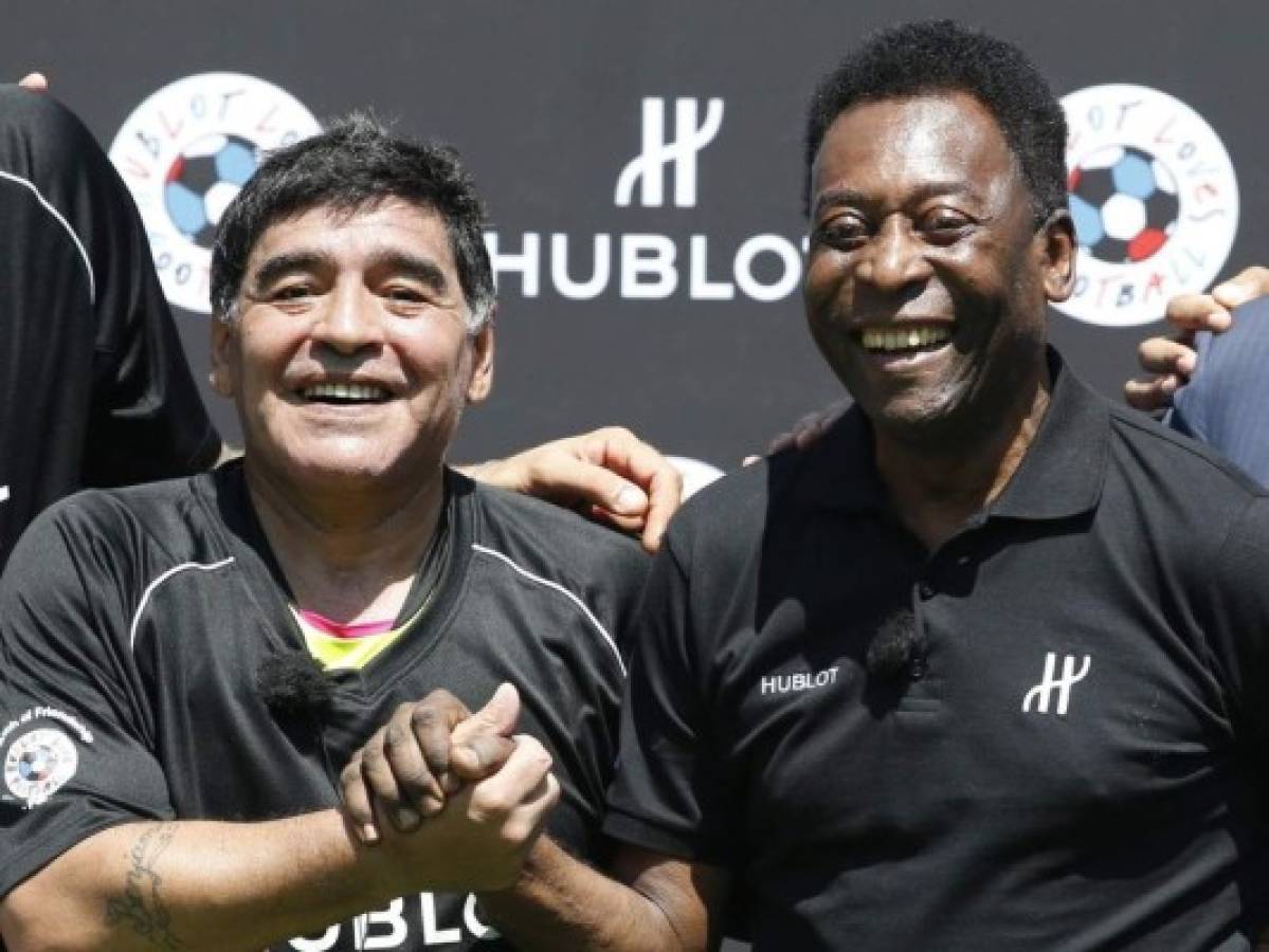 'Te amo, Diego': el nuevo mensaje de Pelé a Maradona