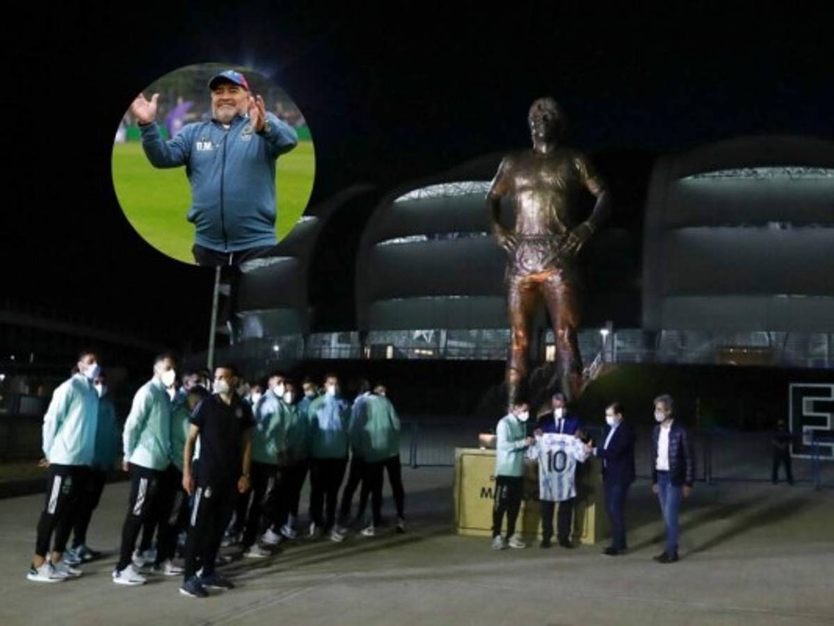 Homenaje a Maradona antes de partido en Copa América