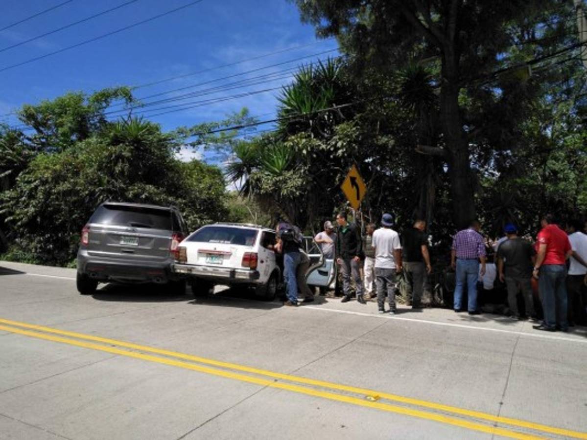 Una persona herida en accidente en la carretera al sur