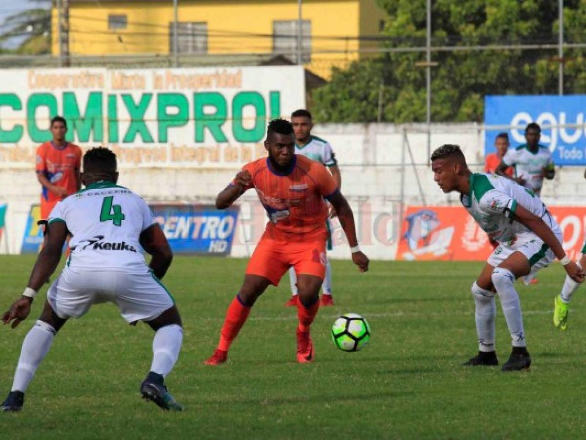 Platense y Lobos UPNFM aburrieron en Puerto Cortés con un empate a cero