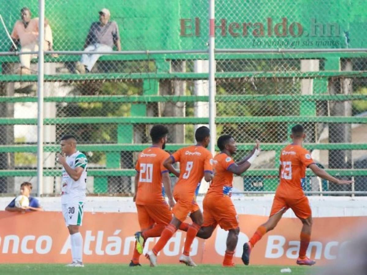 Platense empató 1-1 contra Lobos UPNFM en el Excélsior de Puerto Cortés