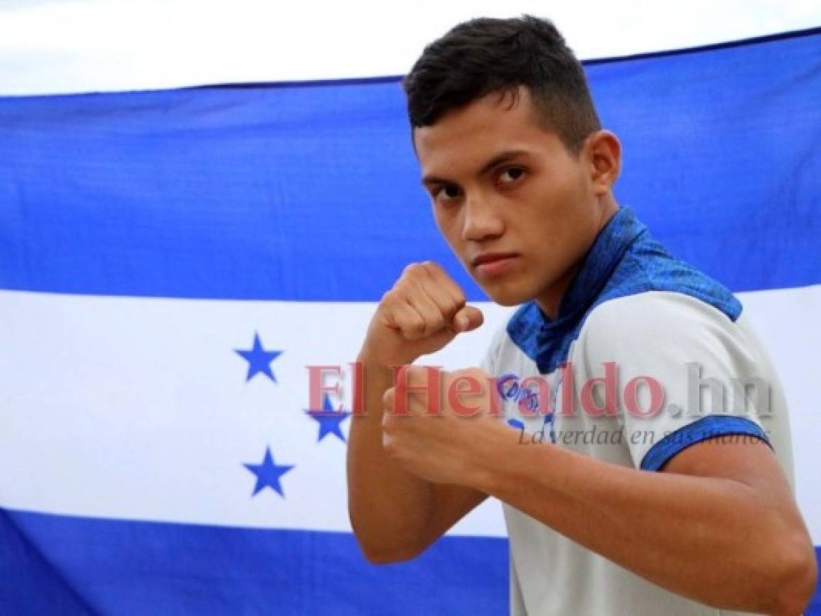 Gerardo 'Chocolate' Sánchez entrena a diario con el objetivo de poner en lo más alto el nombre de Honduras en el boxeo. Foto: Roberto Ramos | EL HERALDO