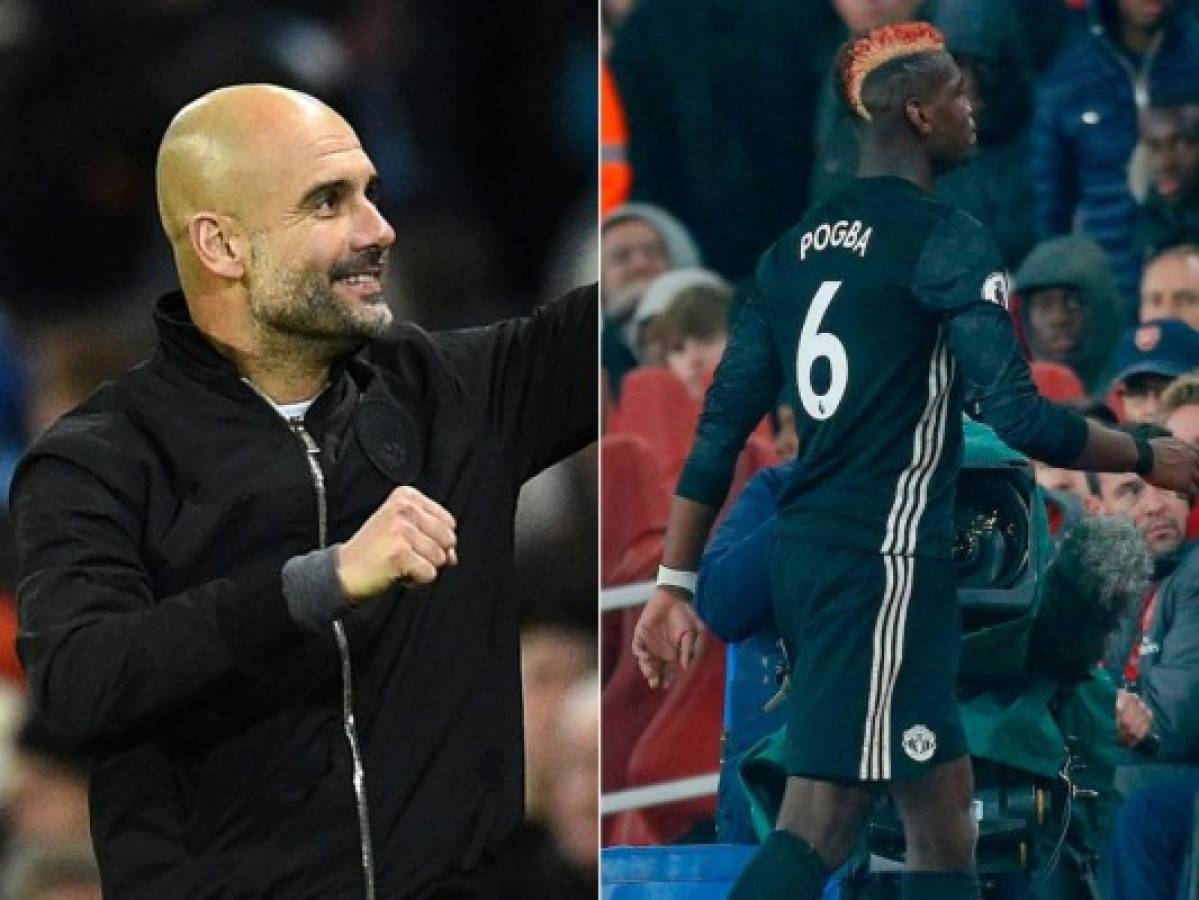 Pep Guardiola lamenta que Paul Pogba no vaya estar en el derbi de Manchester