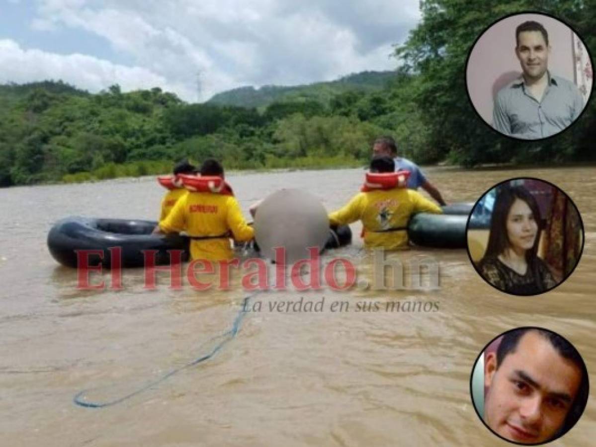 Hallan el tercer cadáver de los hermanos que desaparecieron en el río Ulúa tras accidente de tránsito