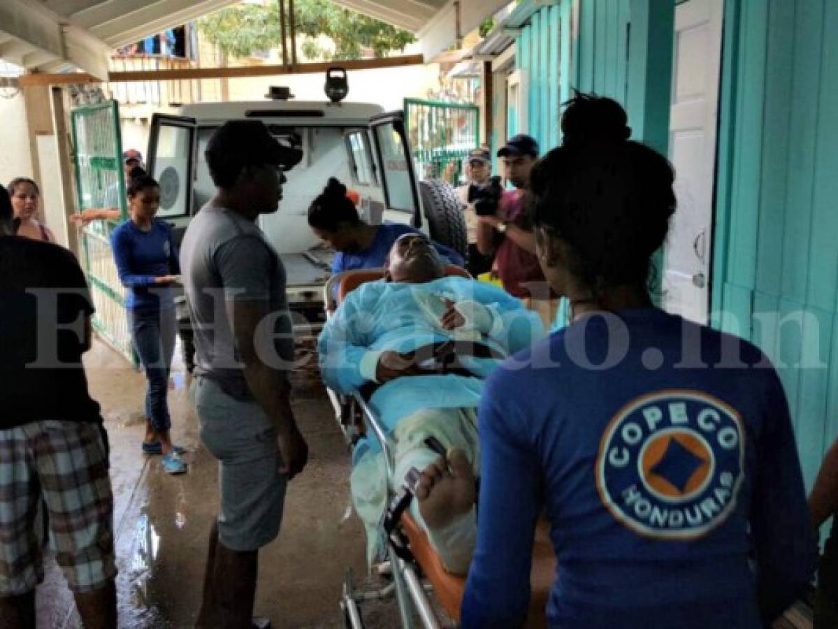 Llegan al HEU personas quemadas en la explosión de embarcaciones en Roatán