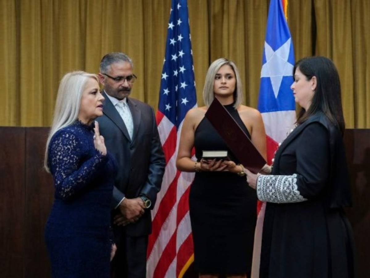 Wanda Vázquez es juramentada como gobernadora de Puerto Rico