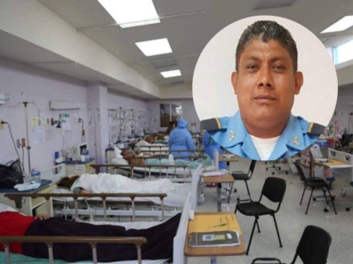 Entierran a policía que falleció por Covid-19