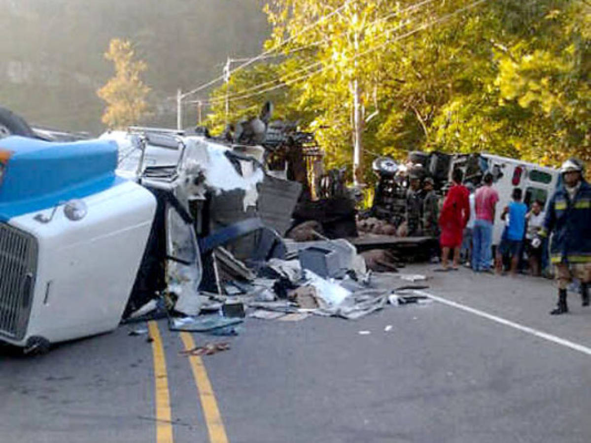 Un muerto en accidente en Siguatepeque