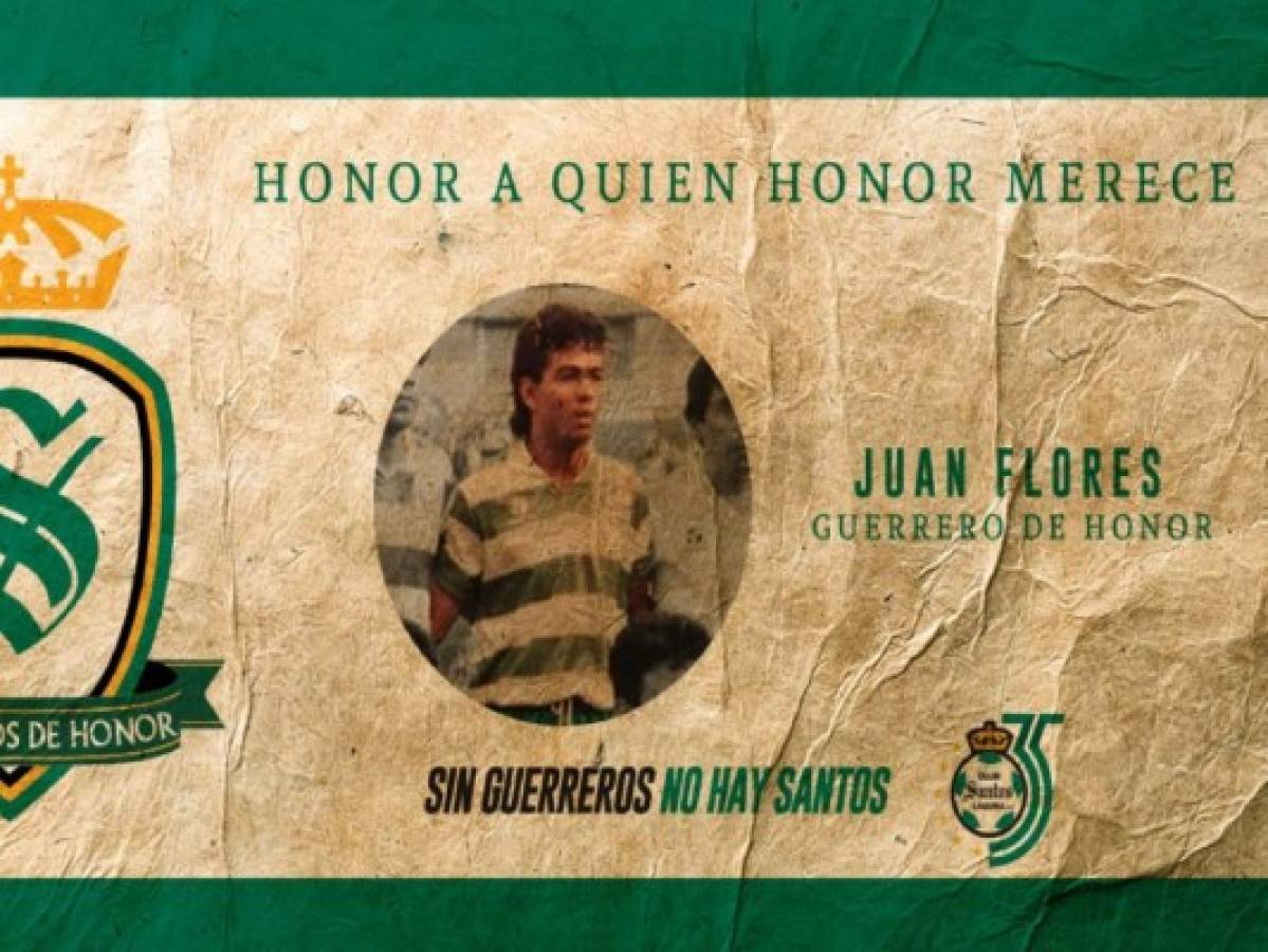 Juan Flores es nombrado Guerrero de Honor en Santos de México