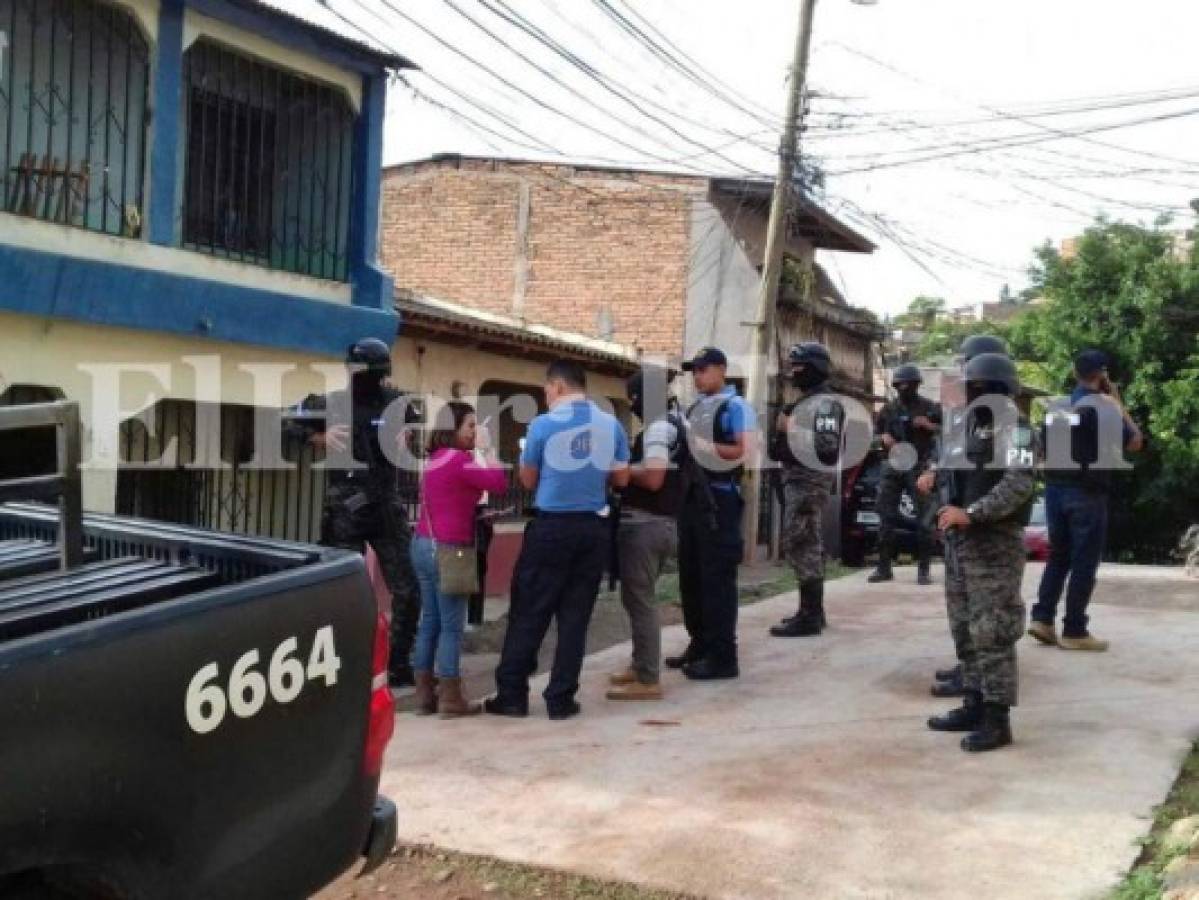 Honduras: Dos detenidos en varios allanamientos a viviendas en la capital